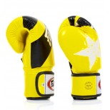 Перчатки боксерские Fairtex  (BGV-1 Nation Print Stars Yellow)